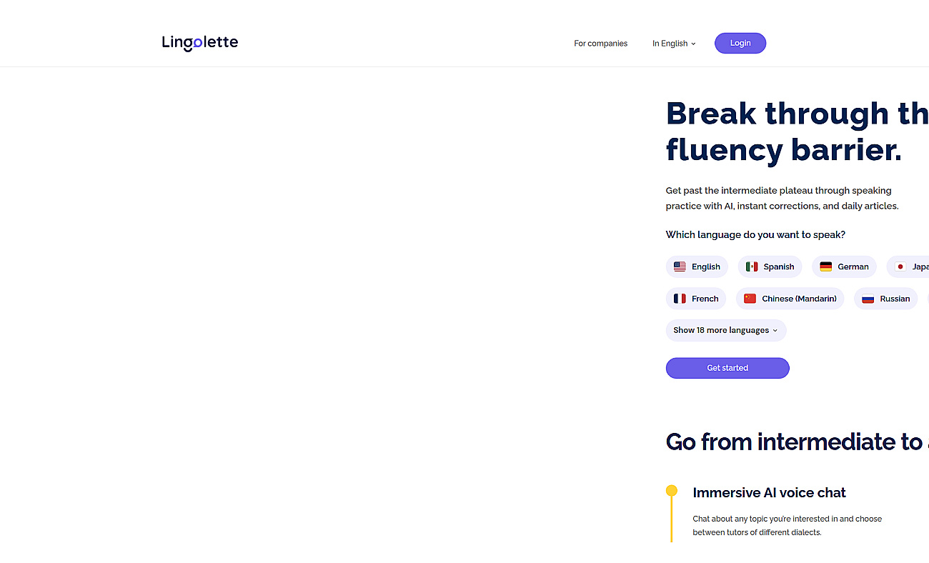 Lingolette screenshot