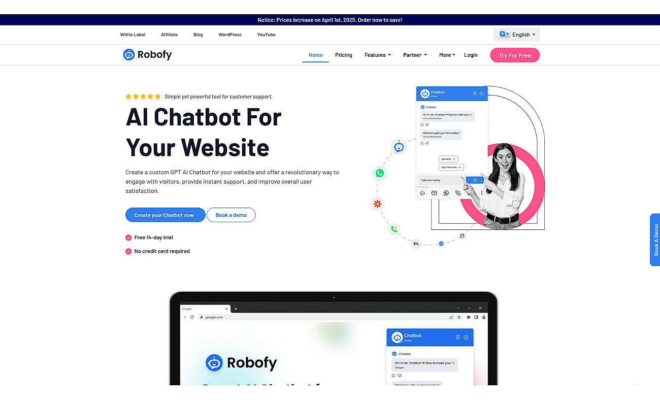 Robofy screenshot