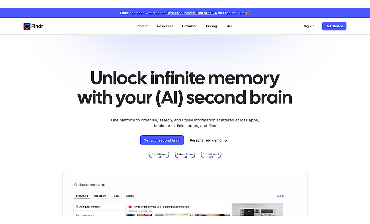 Findr screenshot