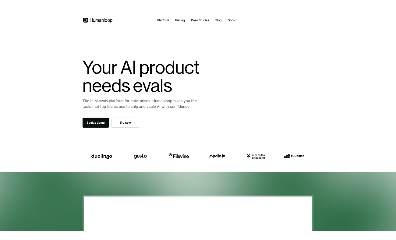 Humanloop screenshot