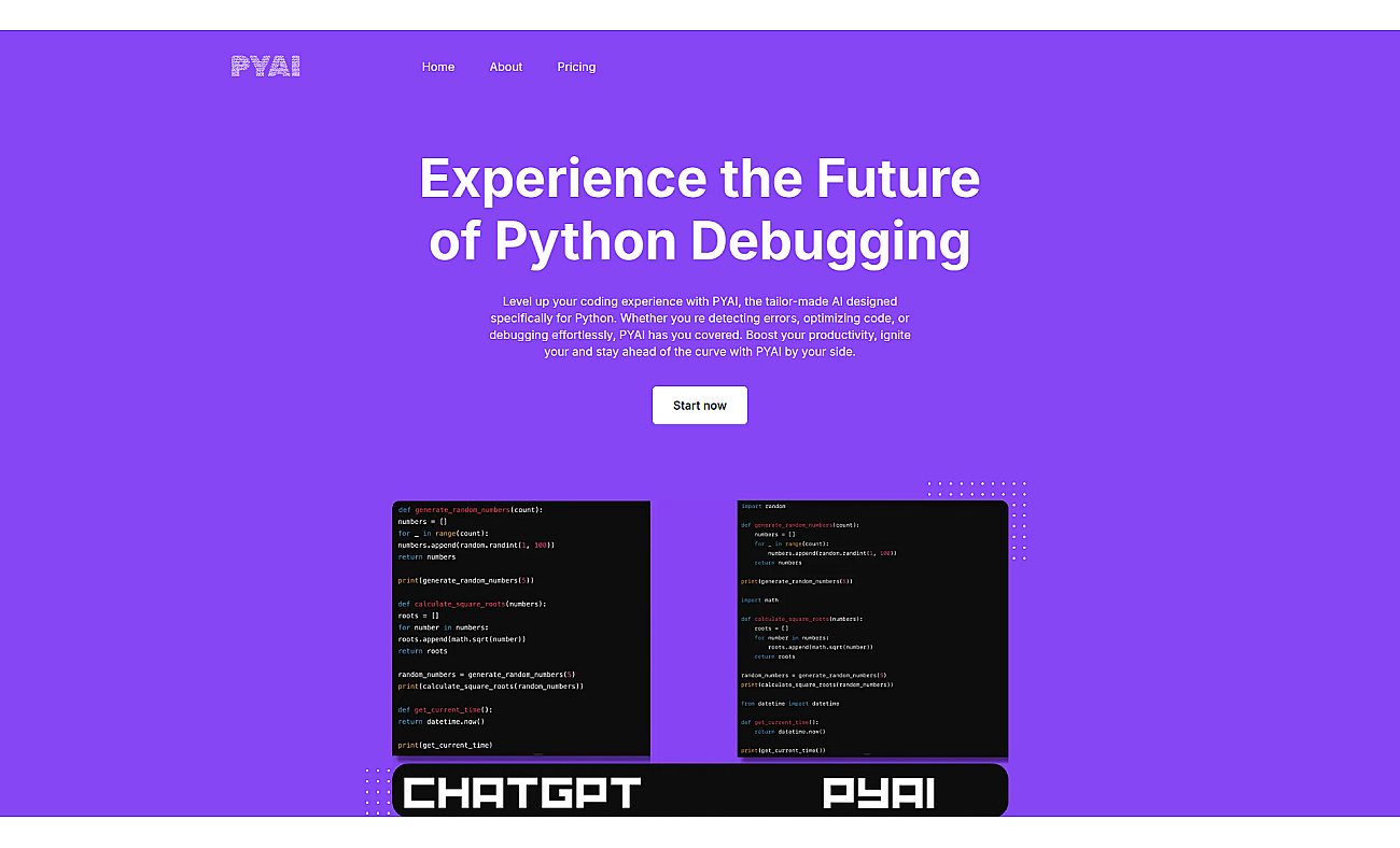 Pyai screenshot