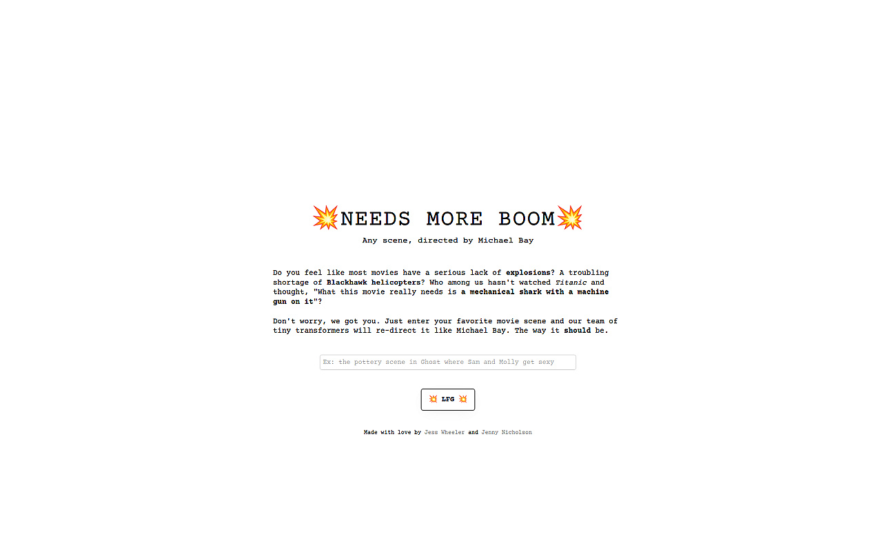 NeedsMoreBoom screenshot
