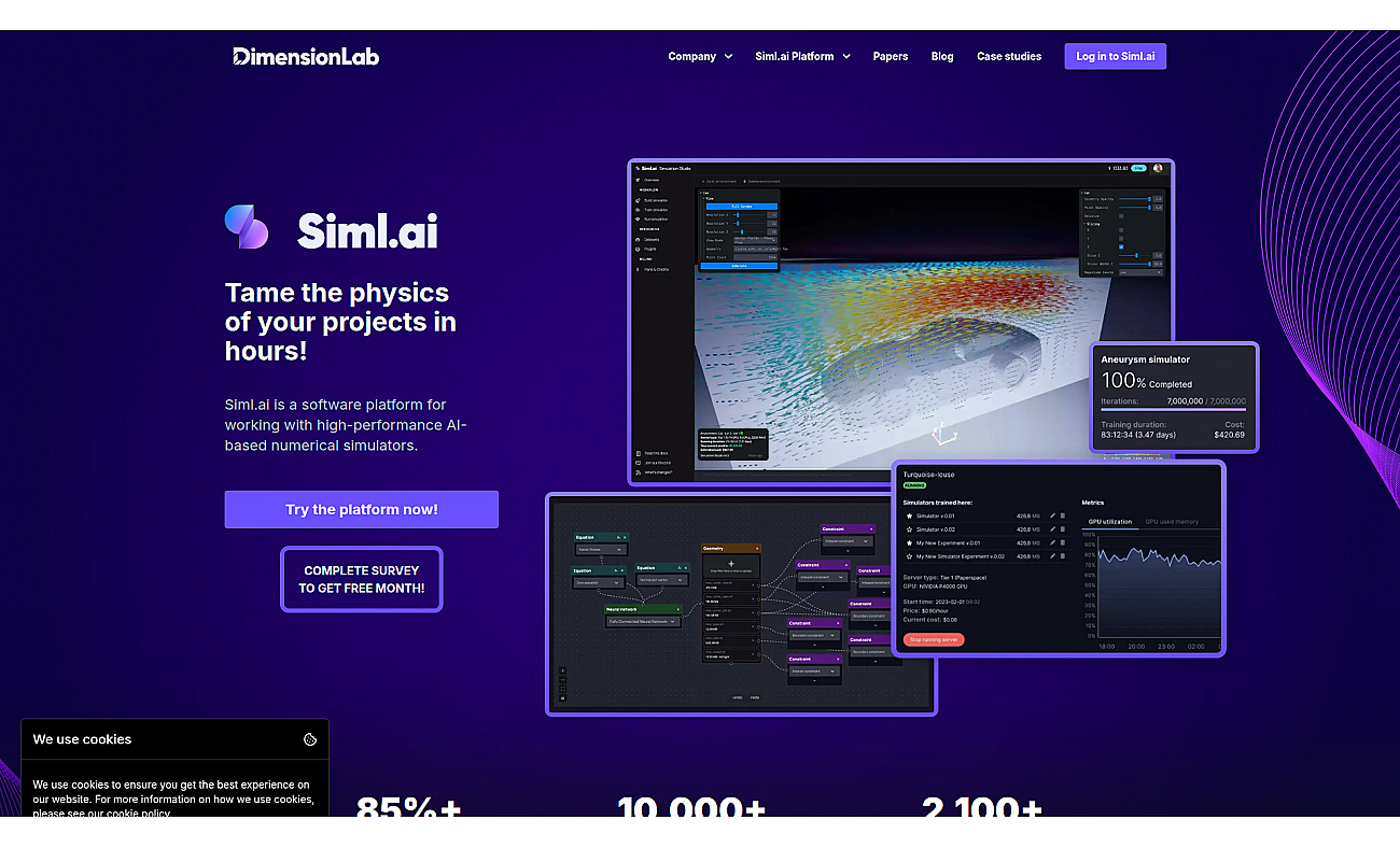 Siml.ai screenshot