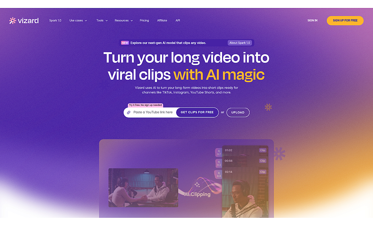Vizard screenshot