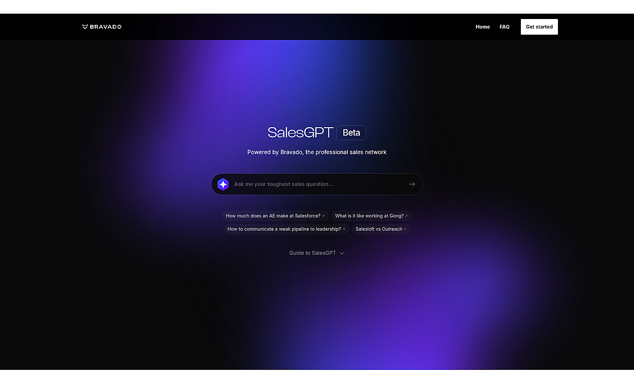 SalesGPT screenshot