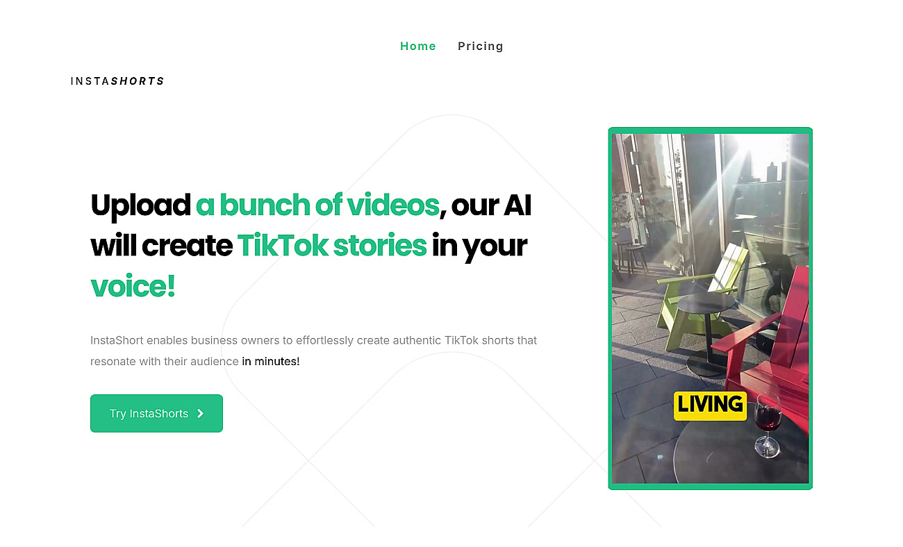 InstaShorts screenshot