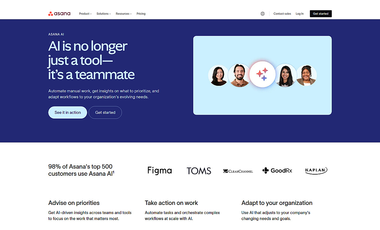 Asana Intelligence screenshot