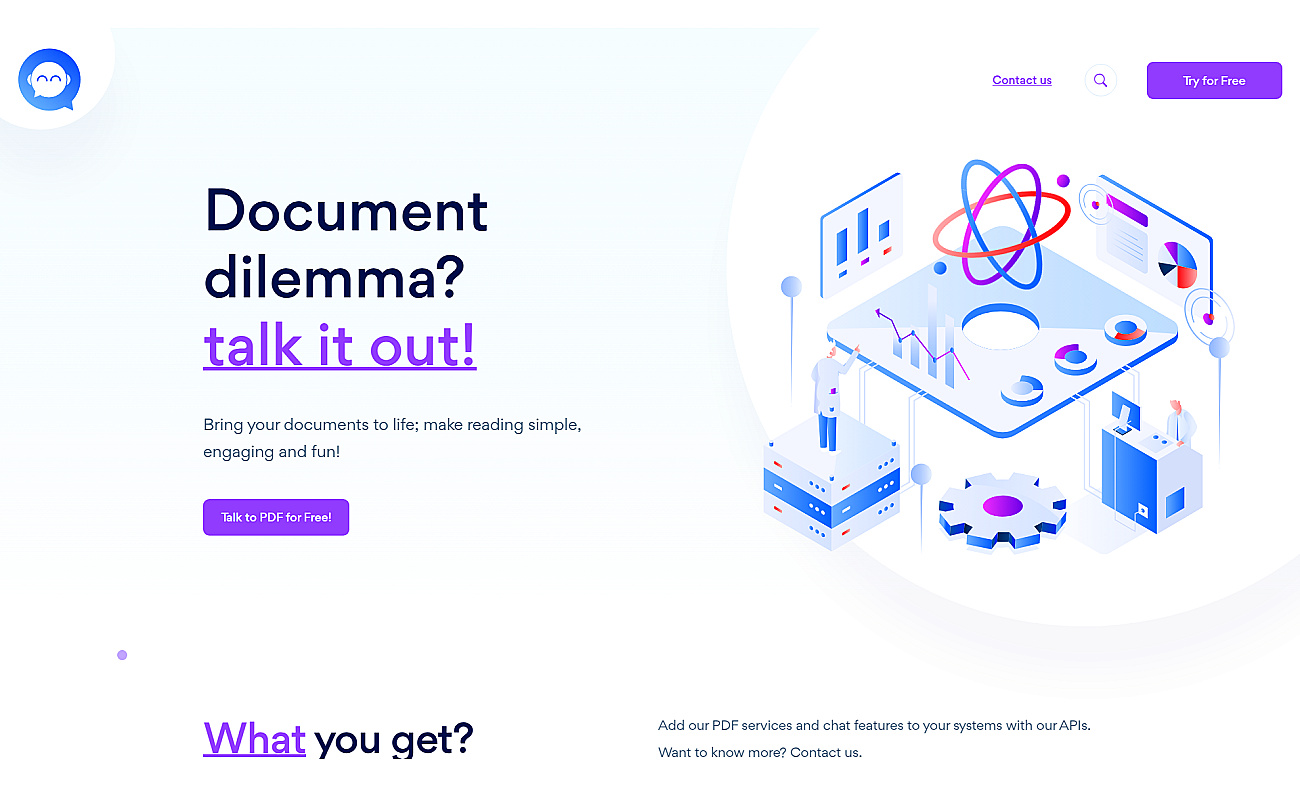 TalktoPDF.ai screenshot