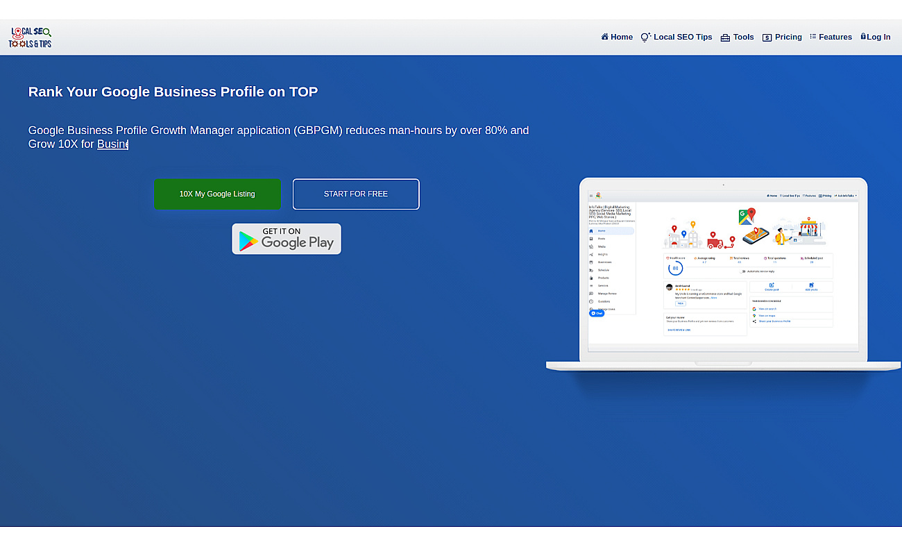 Business Profile Manager screenshot