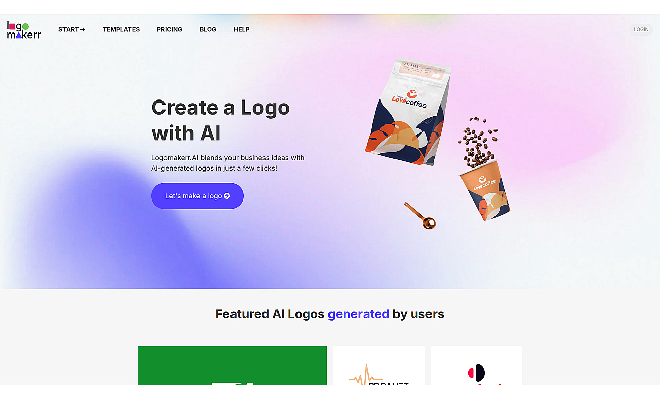 Logomakerr screenshot