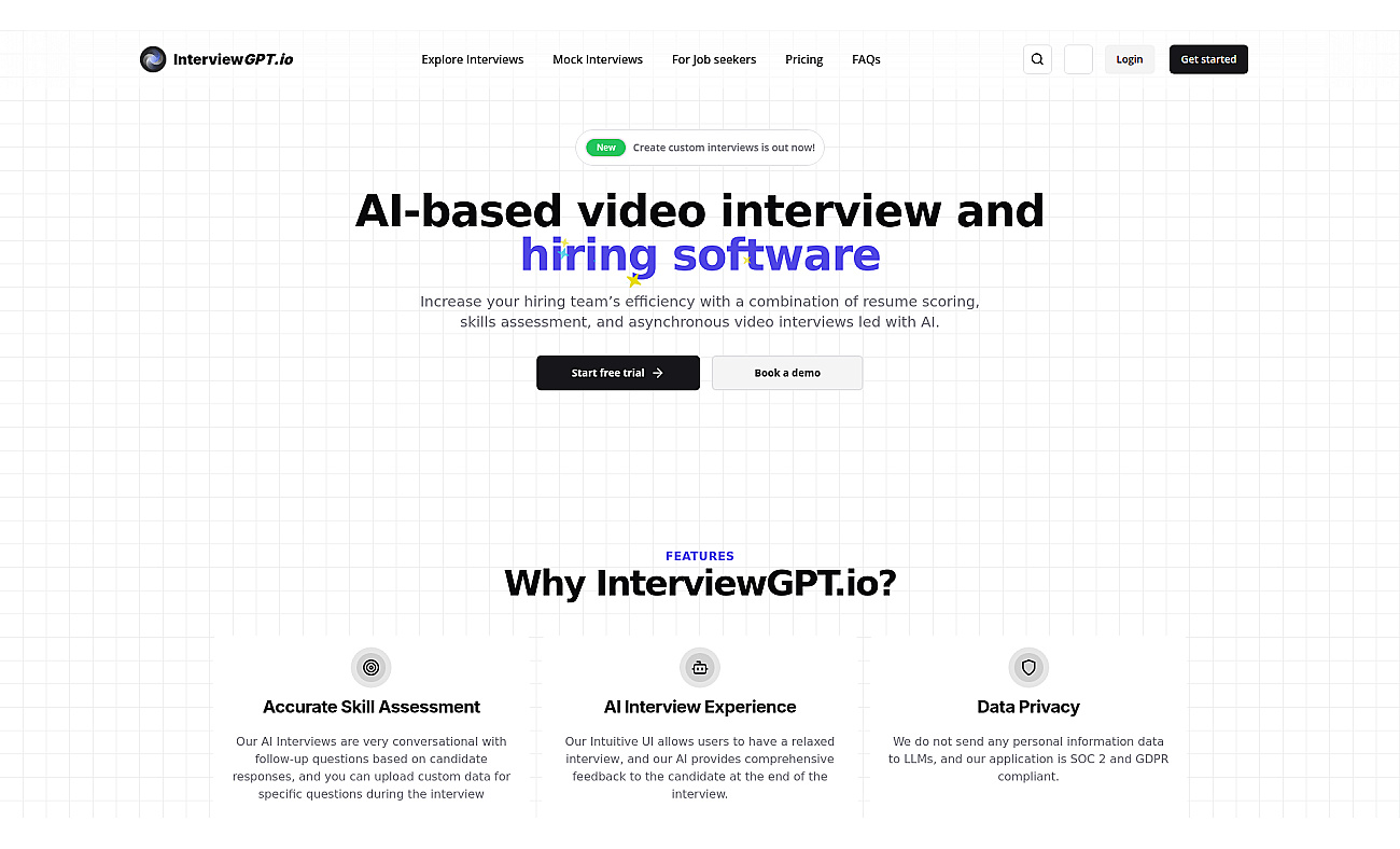 Interviewgpt.io screenshot