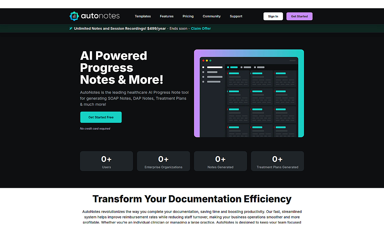 AutoNotes AI screenshot