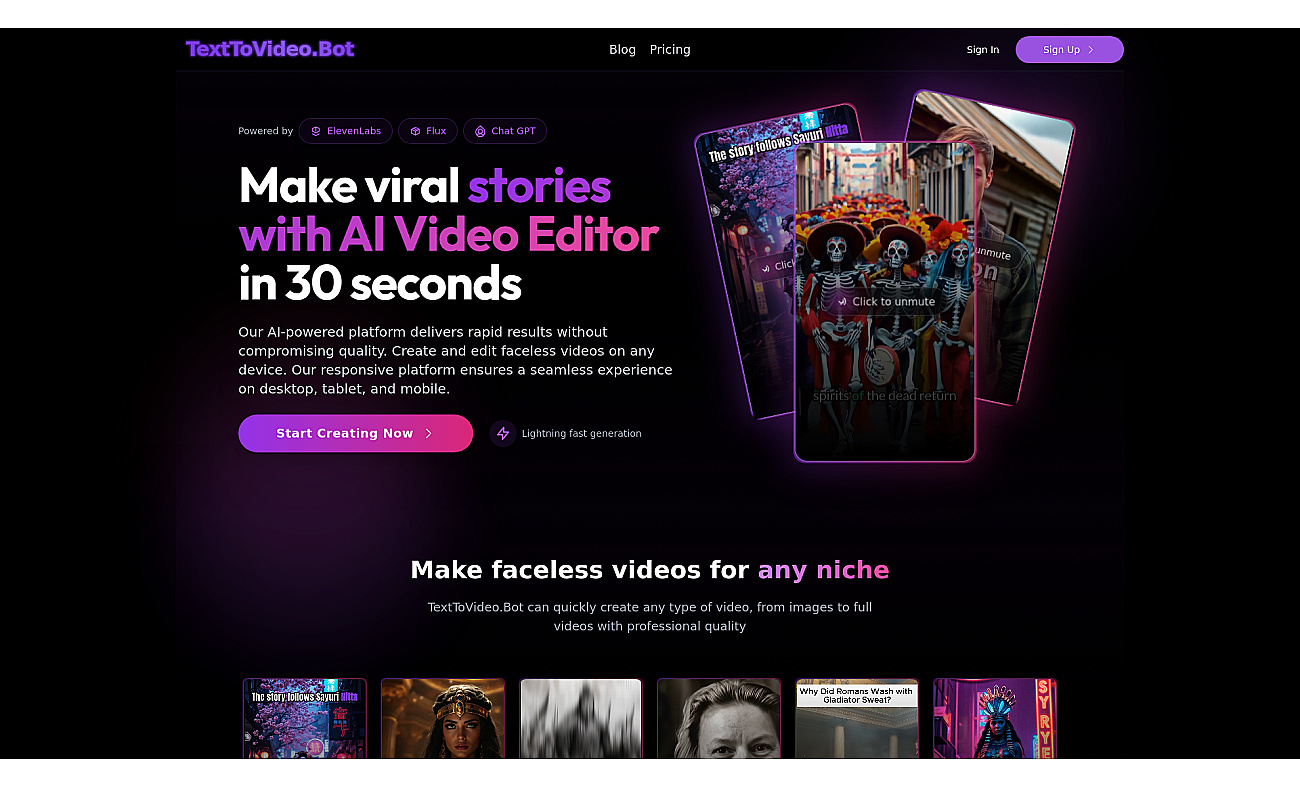 TextToVideo.Bot screenshot