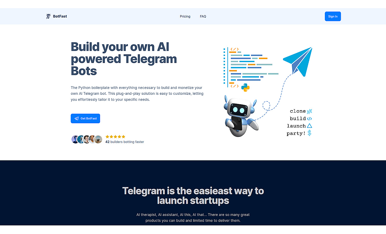 Botfast screenshot