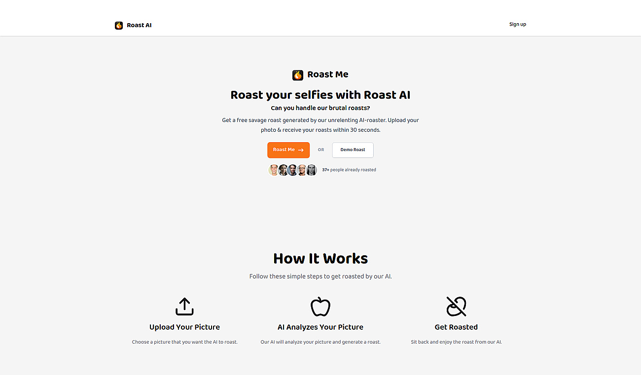 Roast AI screenshot
