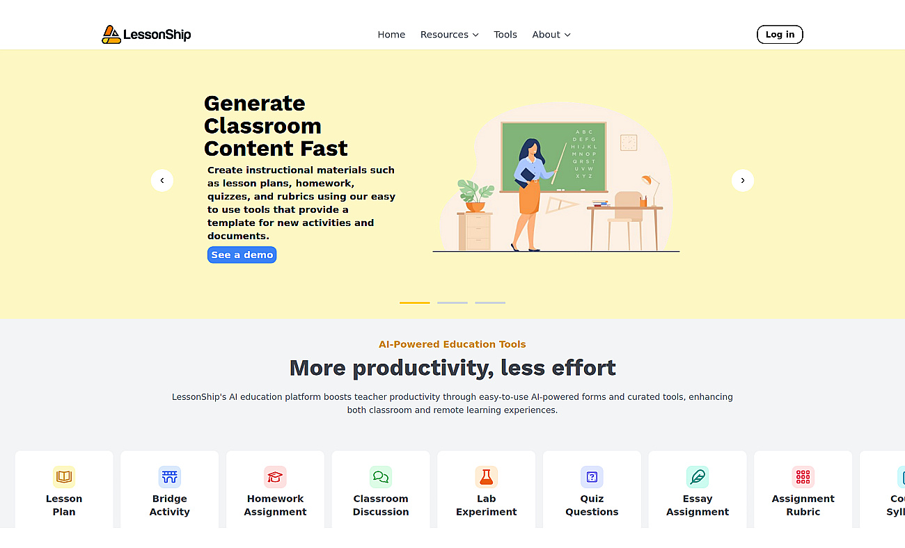 LessonShip screenshot