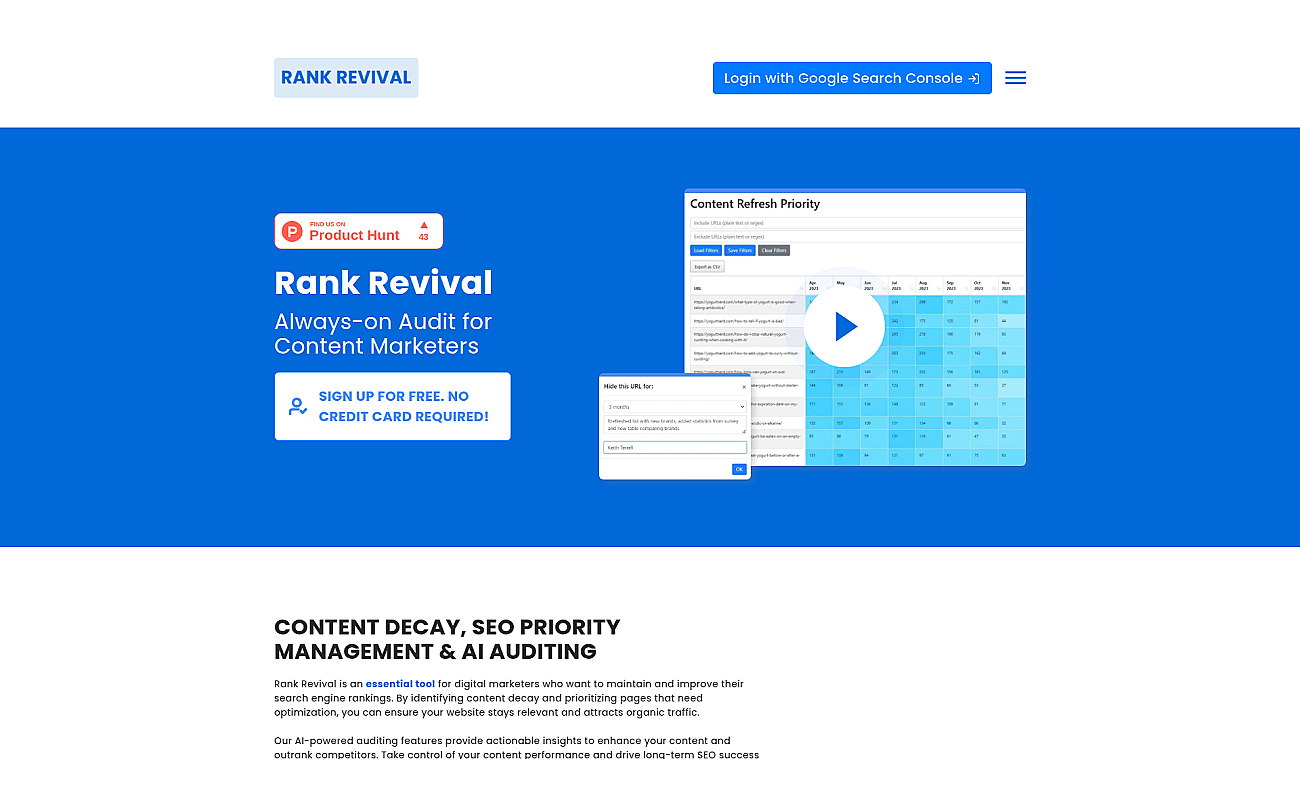 Rank Revival screenshot