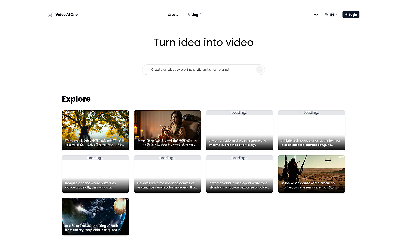 Video AI One screenshot
