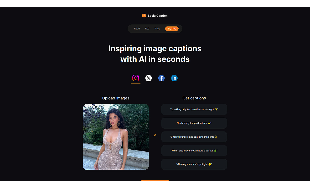 SocialCaption screenshot