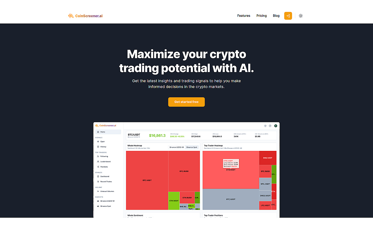 CoinScreener screenshot