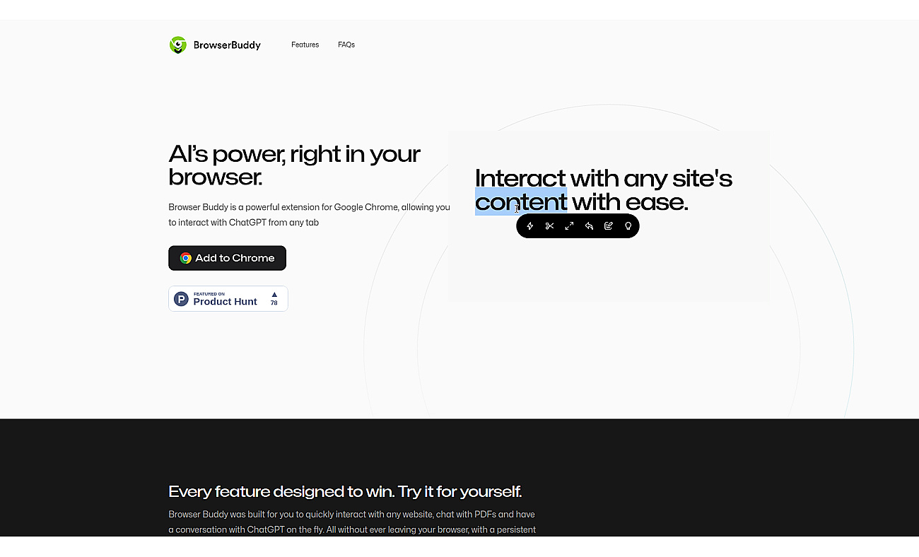 Browser Buddy screenshot