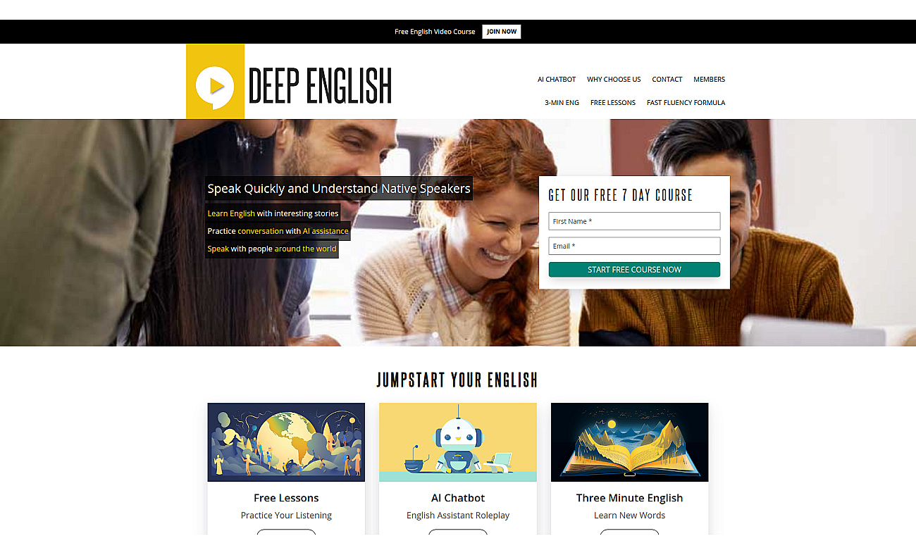 Deep English screenshot