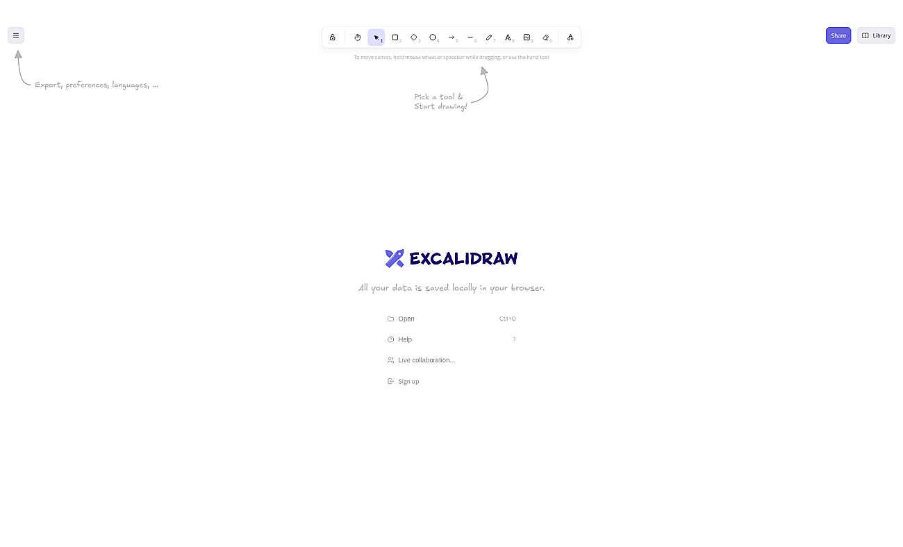 Excalidraw screenshot