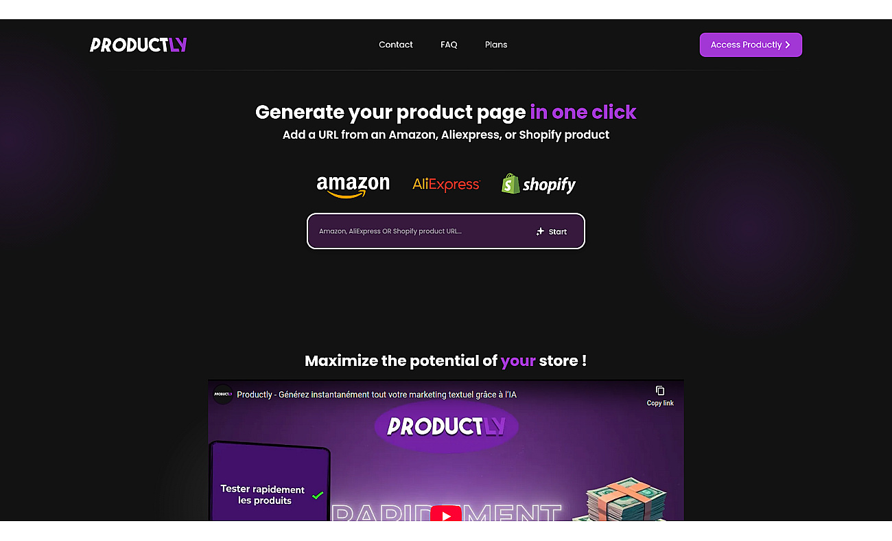Productly screenshot