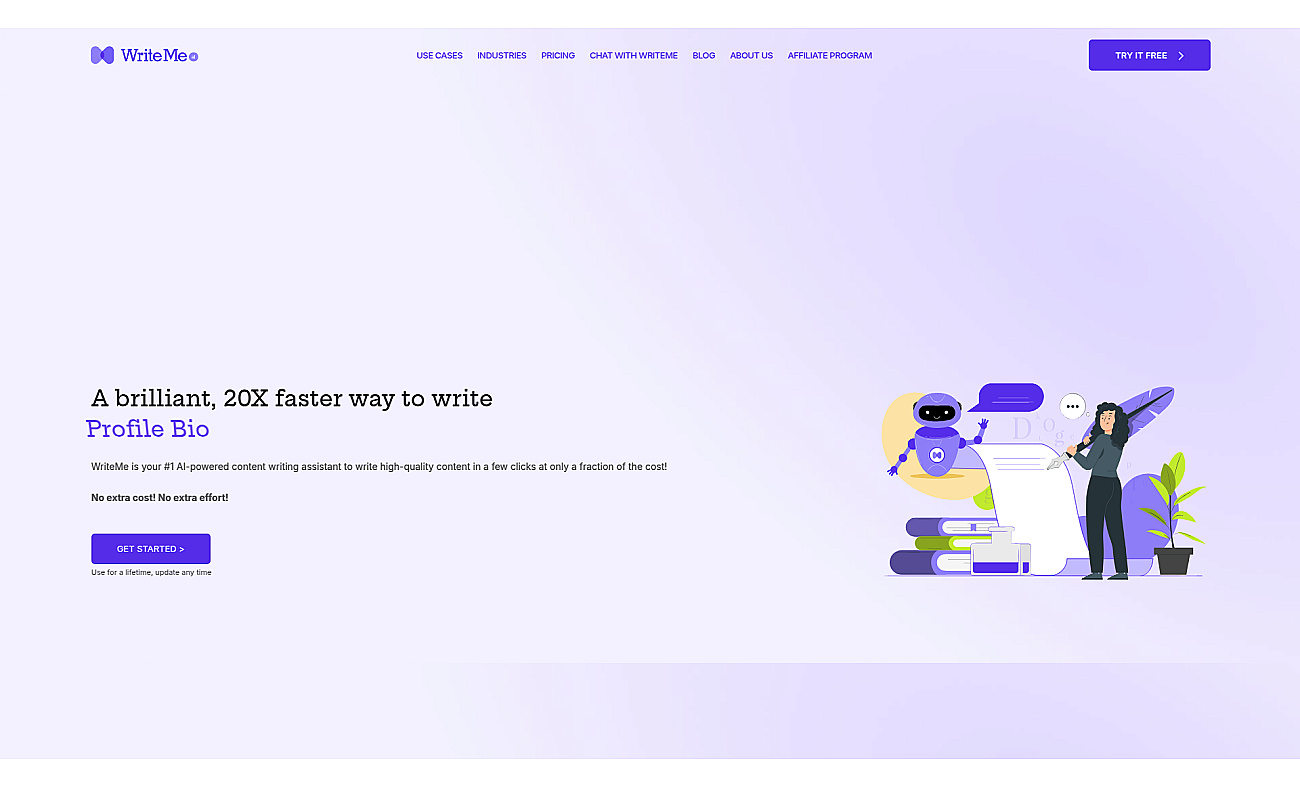 WriteMe screenshot