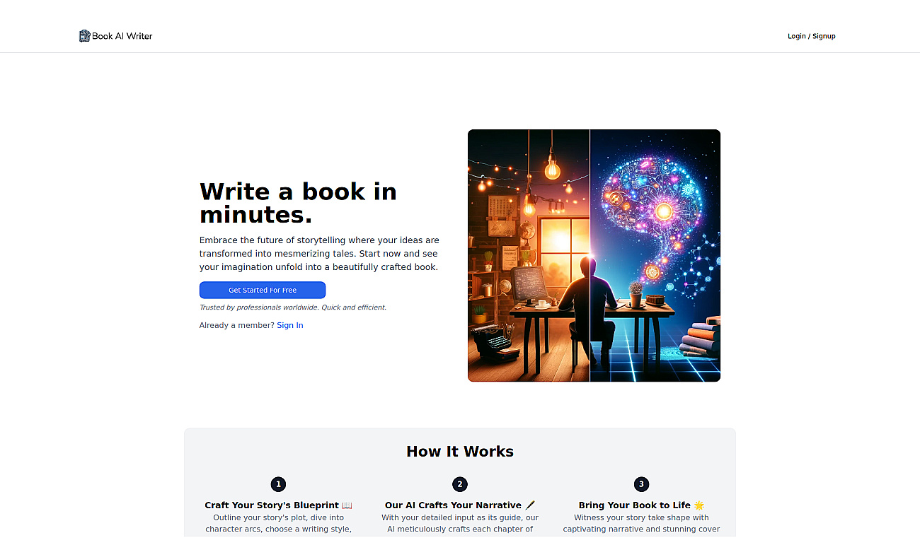 Book AI Writer screenshot