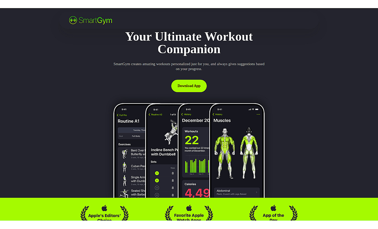 SmartGym screenshot