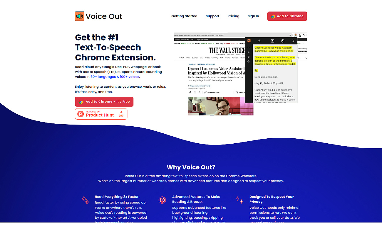 Voice Out screenshot