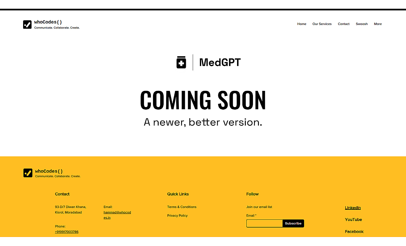 MedGPT screenshot