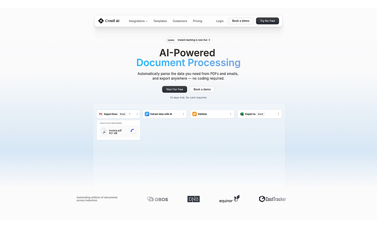 Cradl screenshot