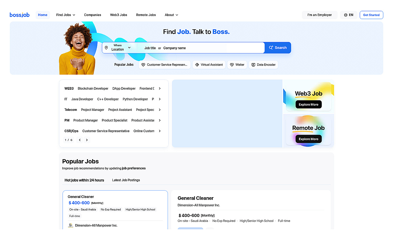 Bossjob screenshot