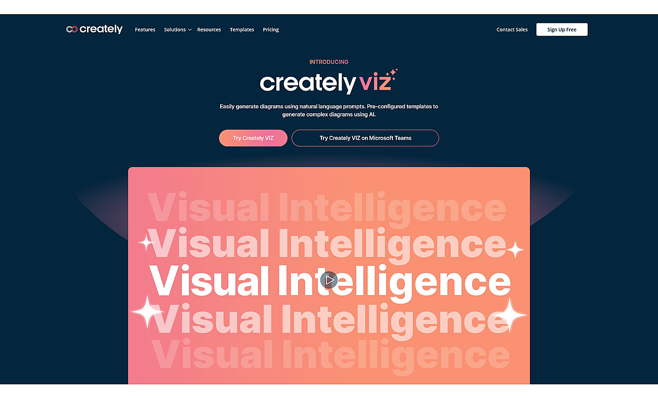 Creately VIZ screenshot