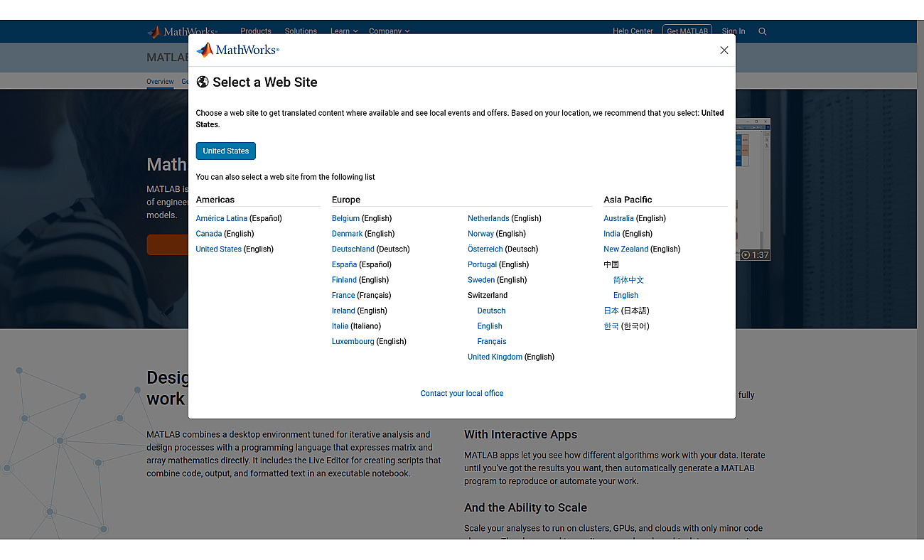 MATLAB screenshot