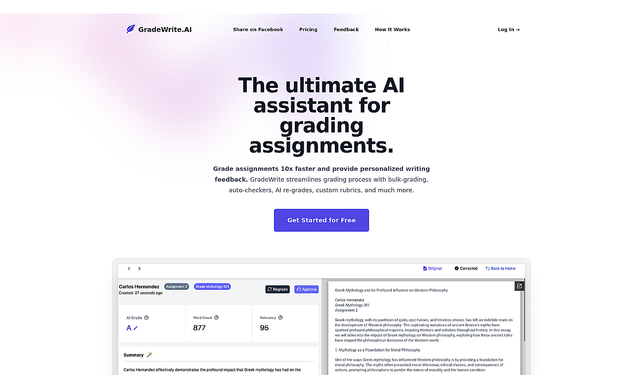 GradeWrite screenshot