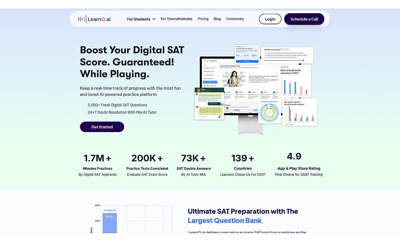 Digital SAT Practice Tool screenshot