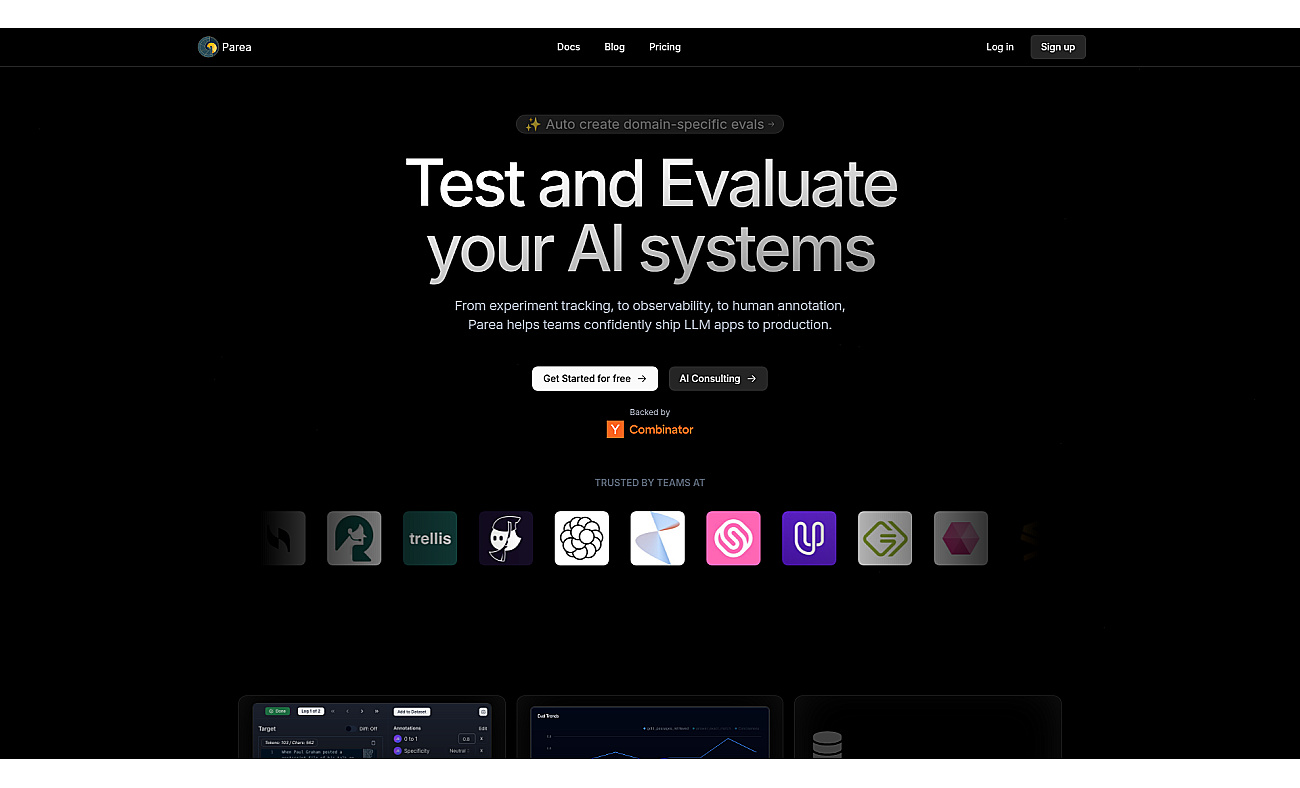 Parea screenshot