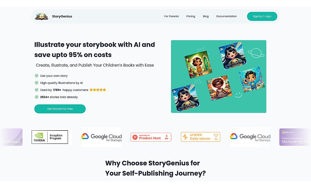 StoryGenius screenshot