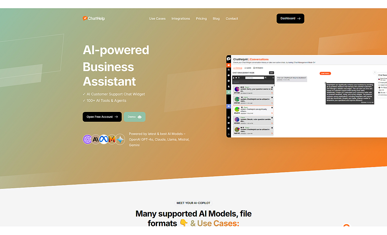 ChatHelp.ai screenshot