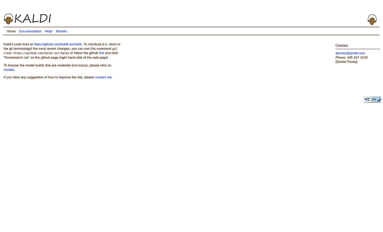Kaldi Speech-to-Text screenshot