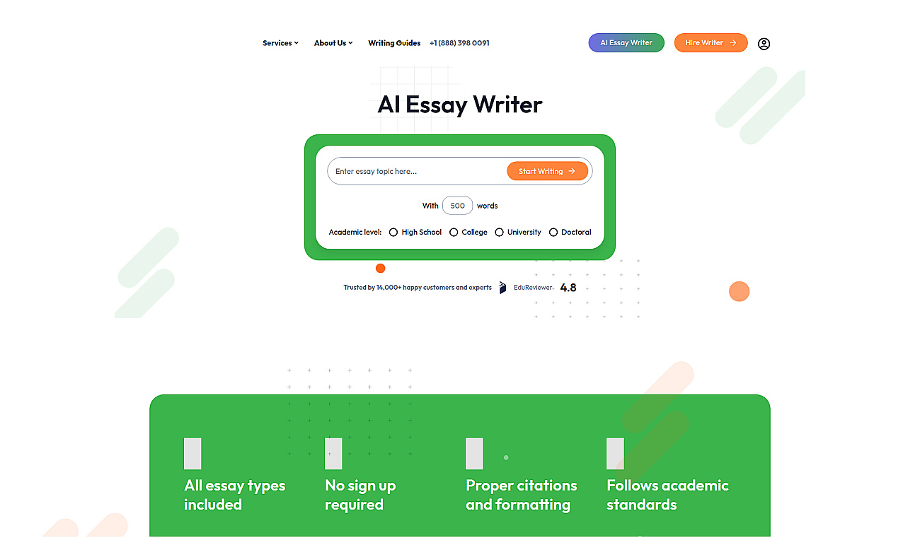 CustomWriting screenshot