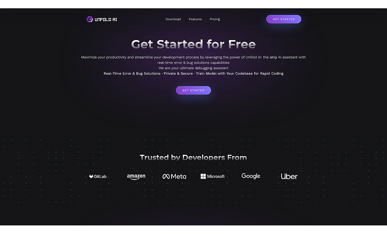 Unfold AI screenshot