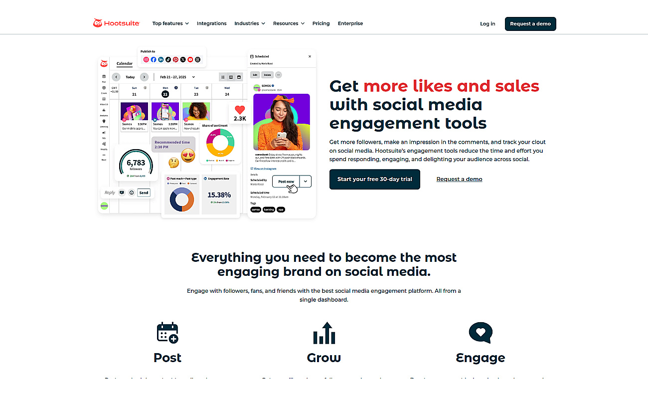 heyday by hootsuite screenshot
