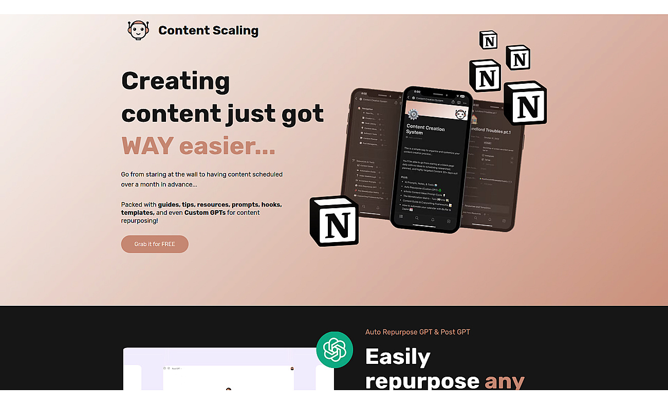 Content Scaling screenshot