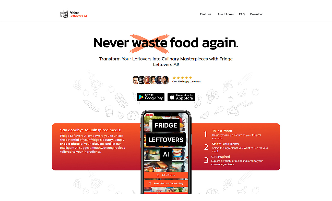 Fridge Leftovers AI screenshot