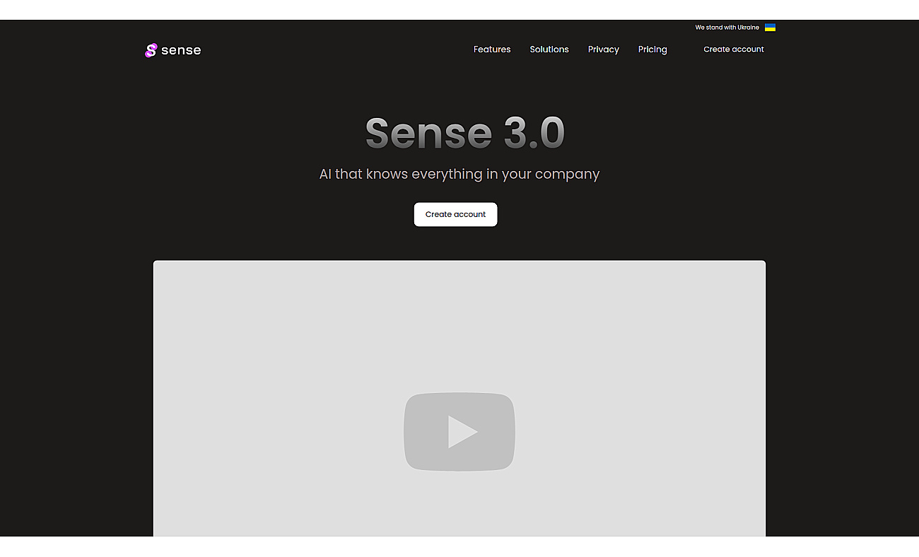 Sense 2.0 screenshot