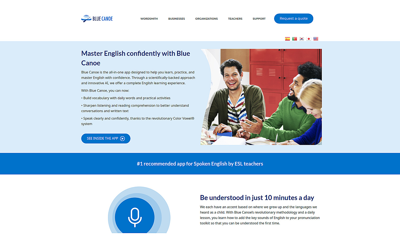 Blue Canoe Learning screenshot